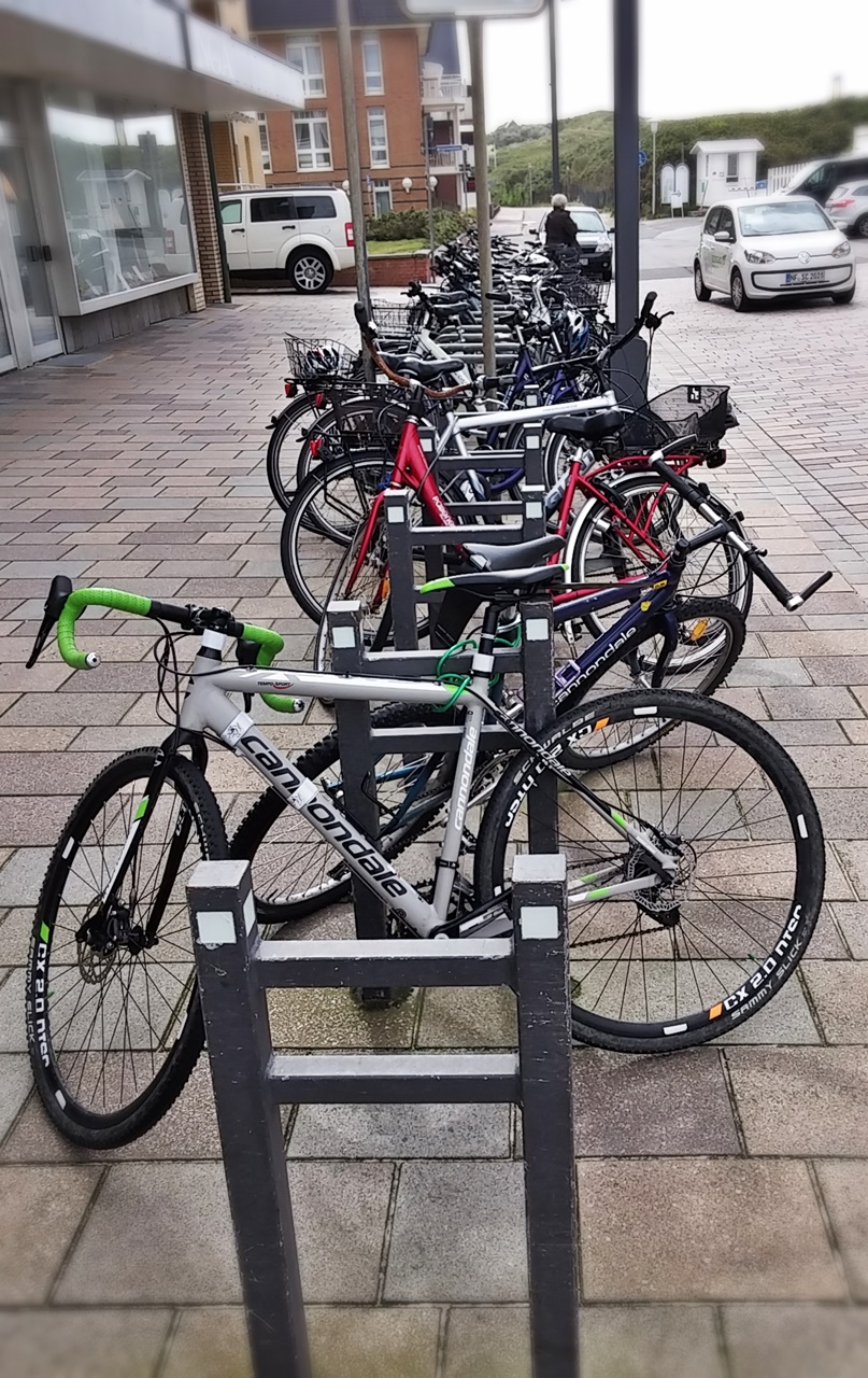 Fahrrad anschließen auf Sylt hamburgfiets Abenteuer